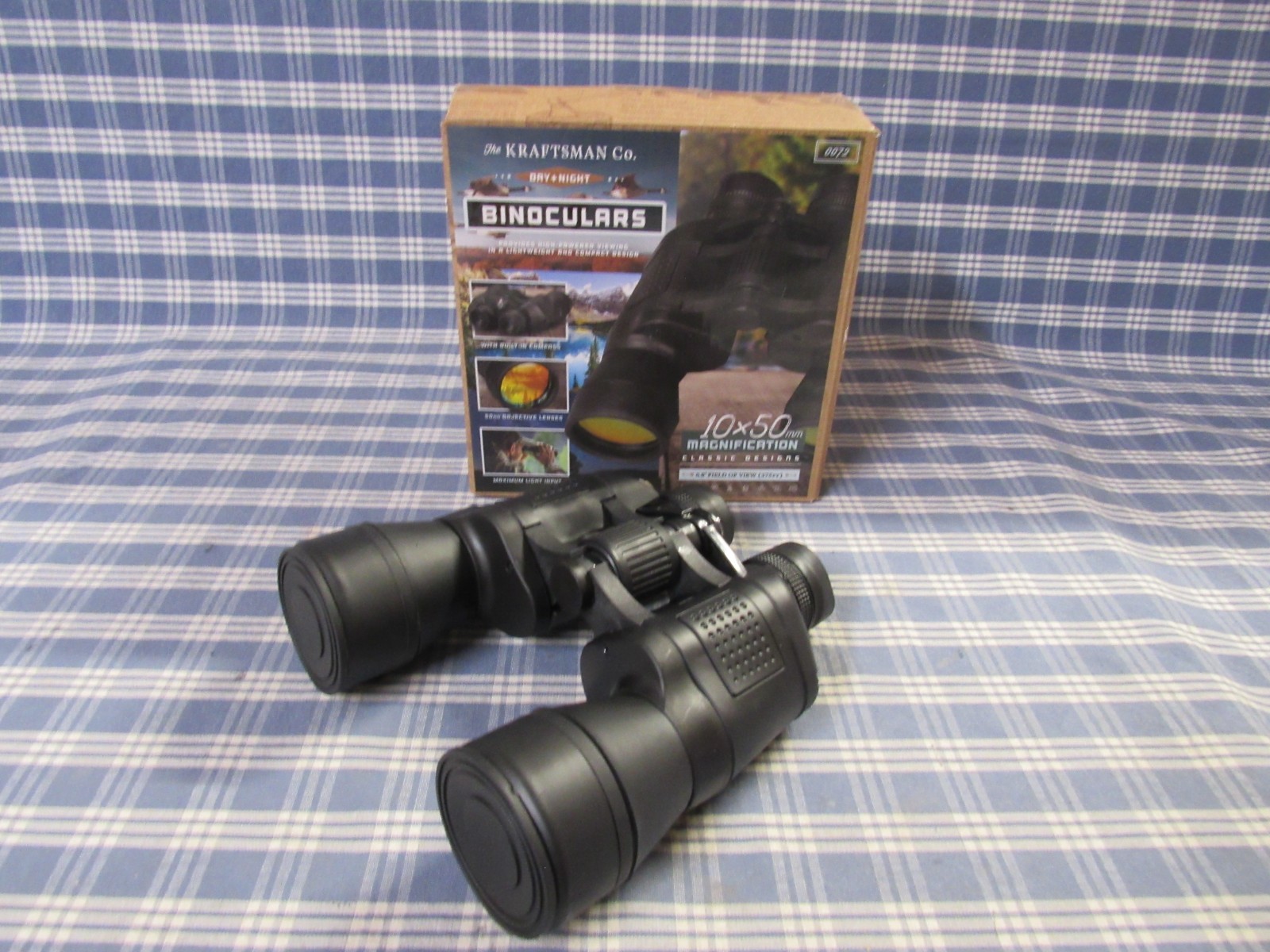 The Kraftsmam Co. Binoculars Night and Day 10x50mm (Open Box) FAST FREE SHIPPING