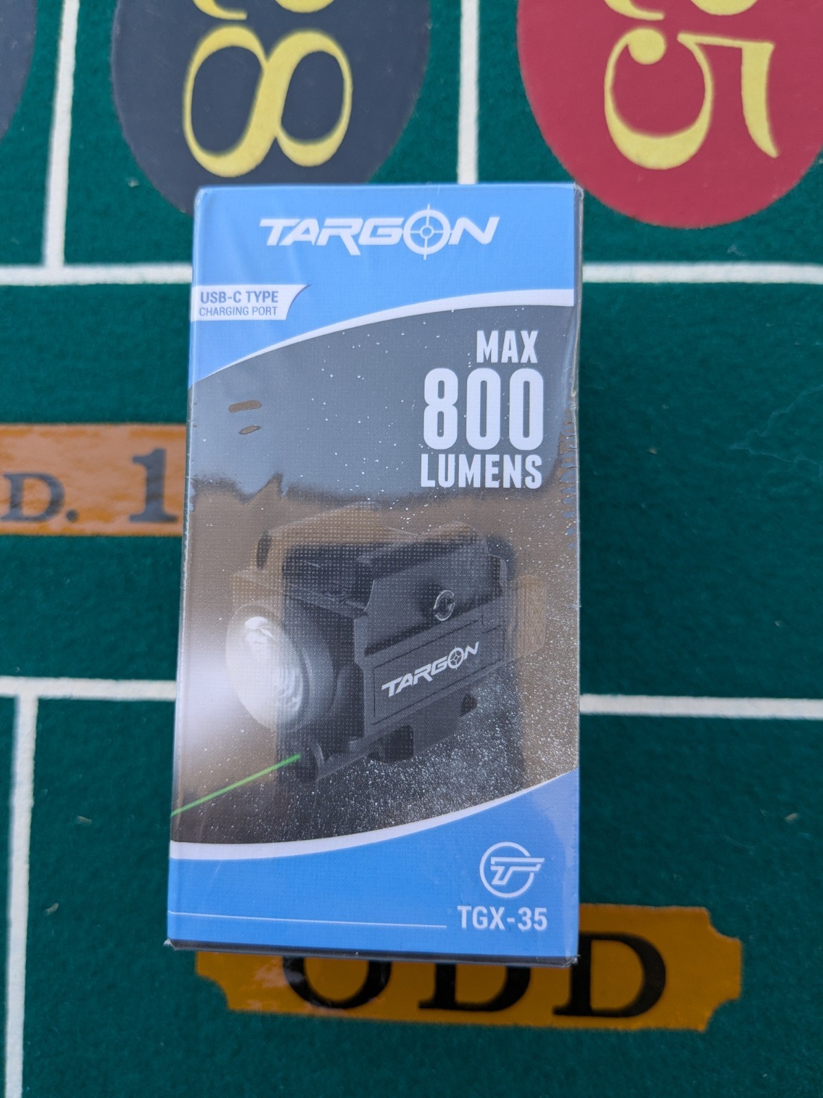 Targon TGX-35 Green Laser/Flashlight Combo 800 Lumen Strobe New! Still In Wrap.
