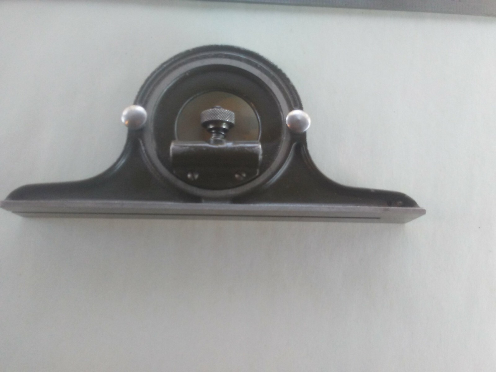 LUFKIN PROTRACTOR HEAD WITH 12" COMBINATION RULE AND STORAGE BOX