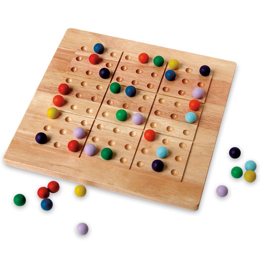 ColorKu Color Sudoku Puzzle Game Wood Balls Replacement Pieces You Pick Ball