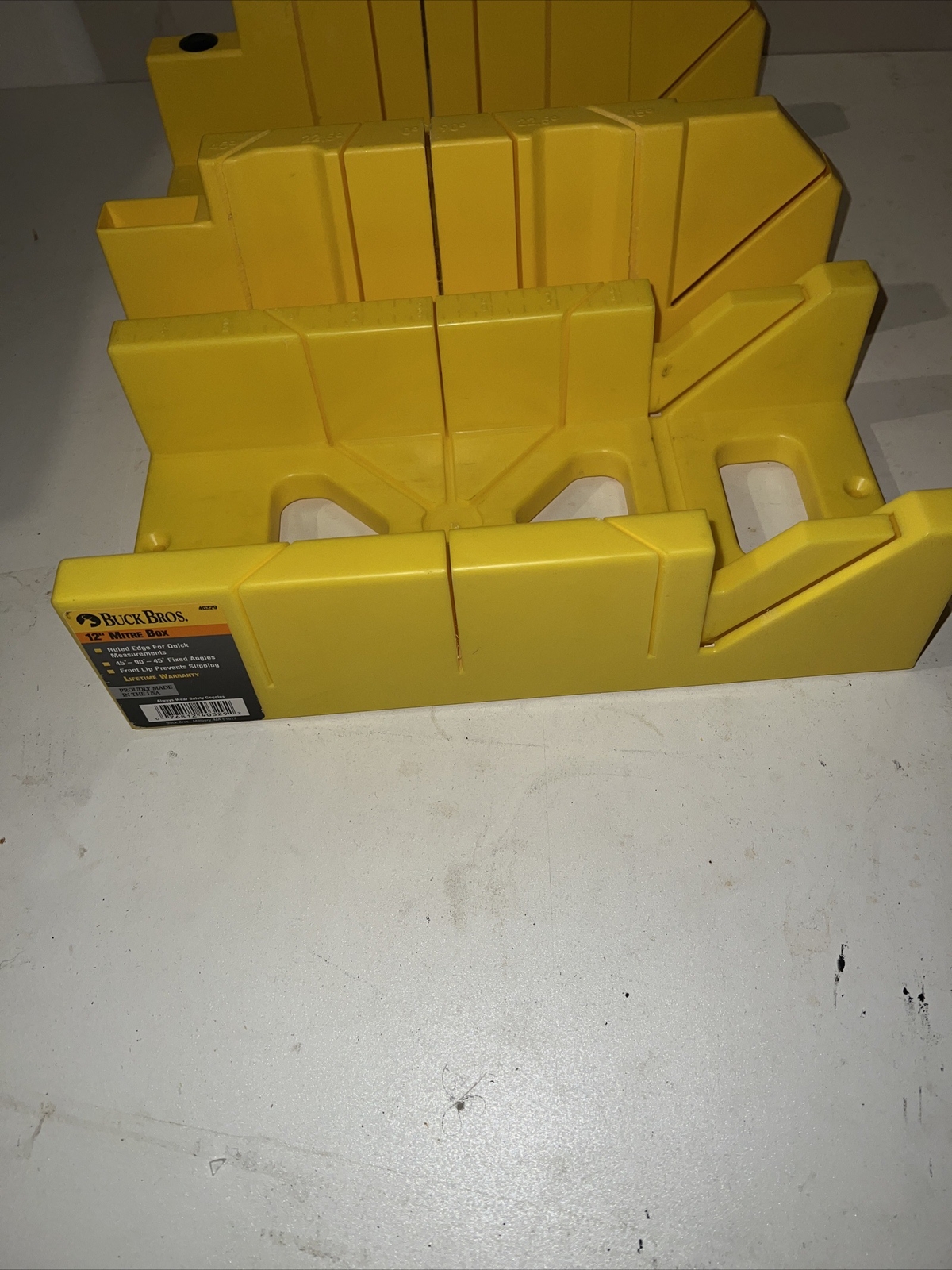 Buck Bros. 12 inch Miter Box With Extra Box