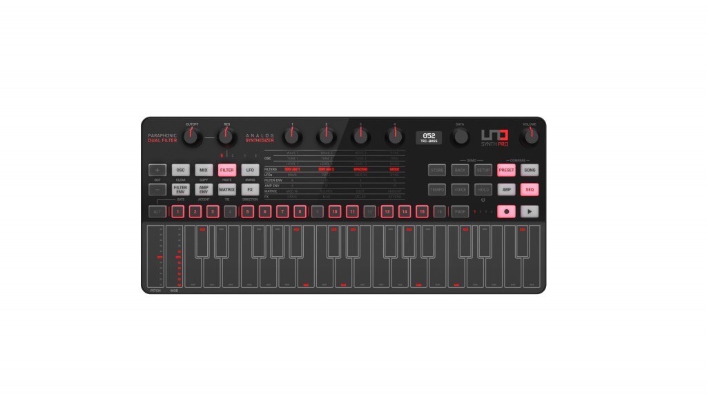 IK Multimedia UNO Synth Pro 37-Key Dual-Filter Analog Synthesizer 196288022480