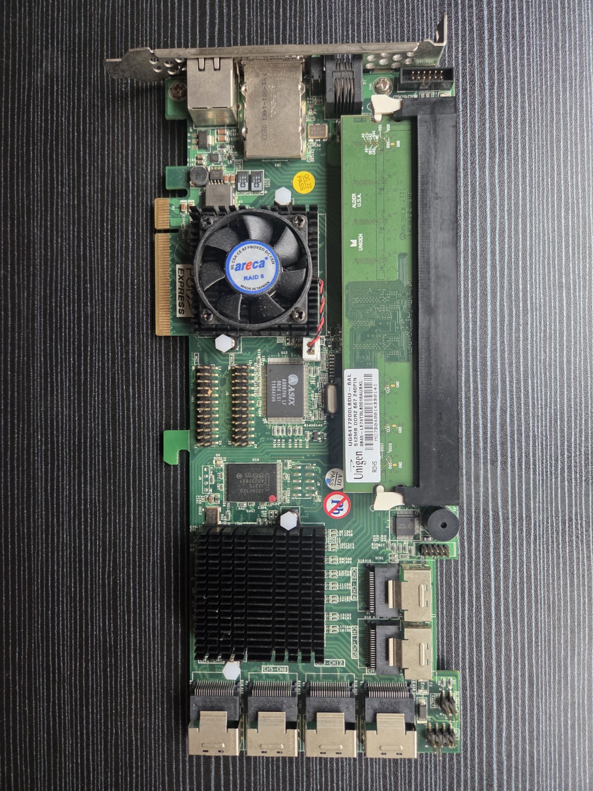 Areca ARC1680IX-24 24 Port Pcie SAS/SATA RAID Controller