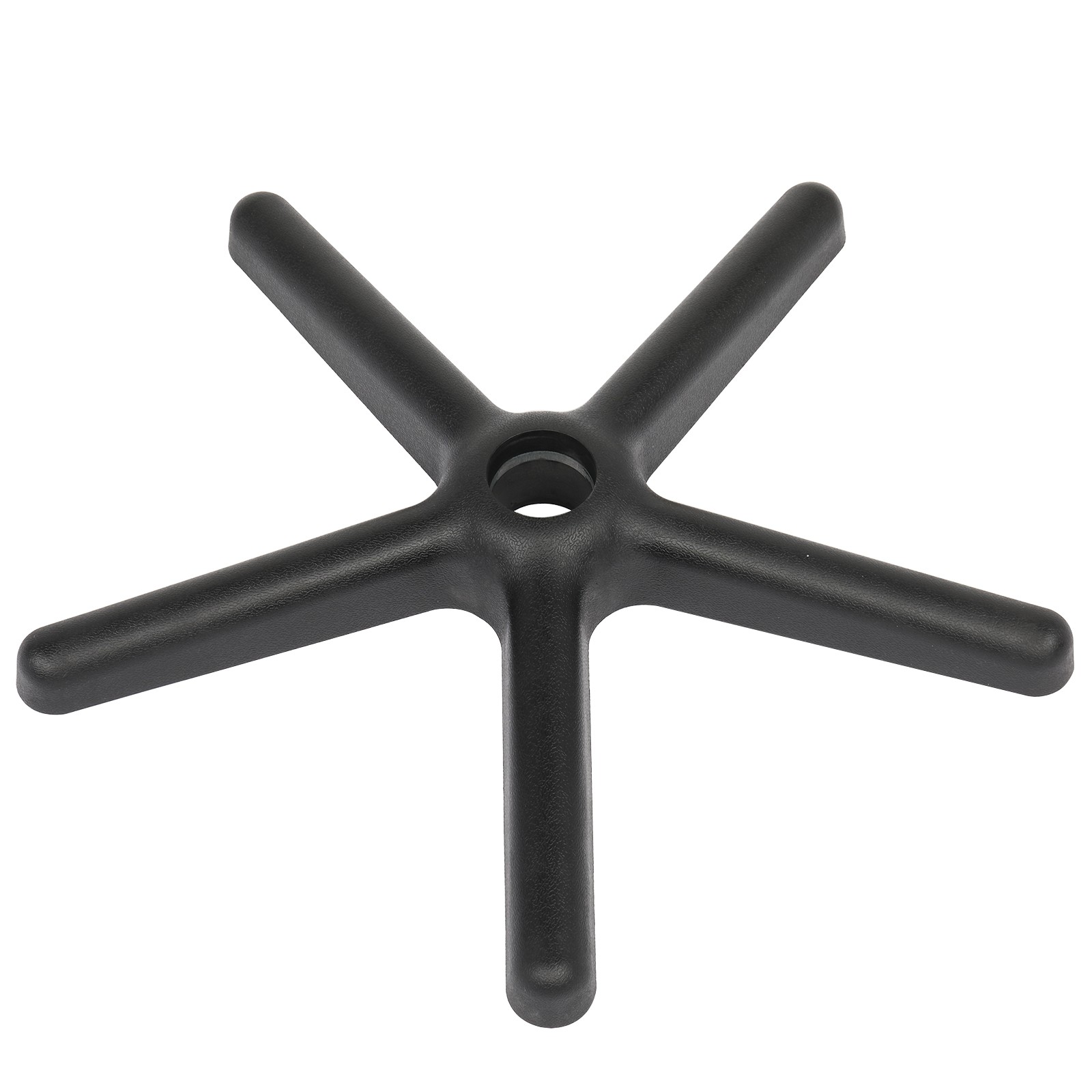 Round Stool Plastic Arch Feet Rotation Bar Stool Black