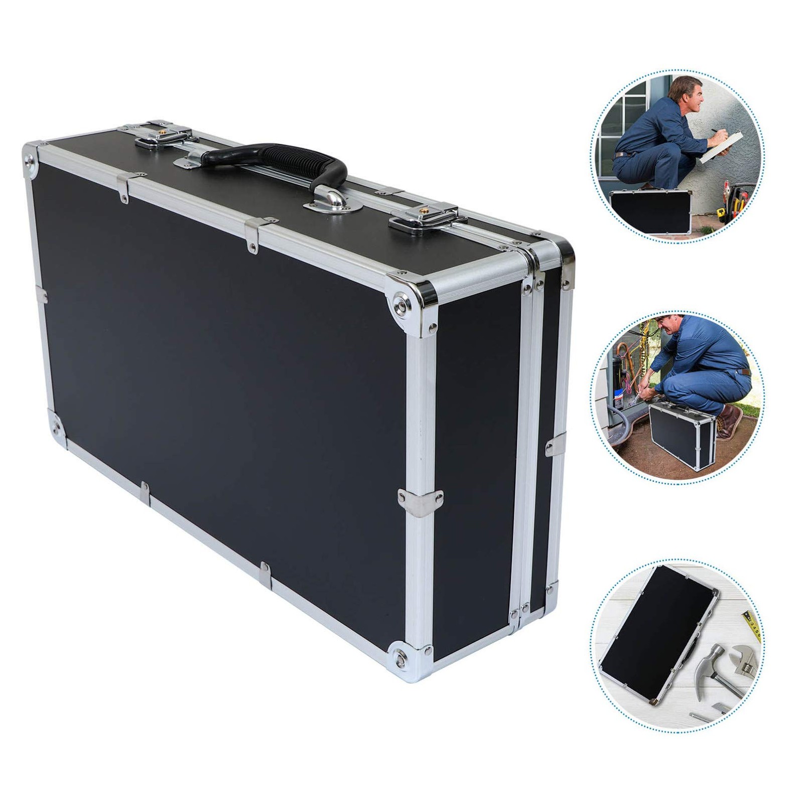 DOITOOL Portable Tool Box 19.68X11.02X5.11In Multifunction Hard Storage Case ...