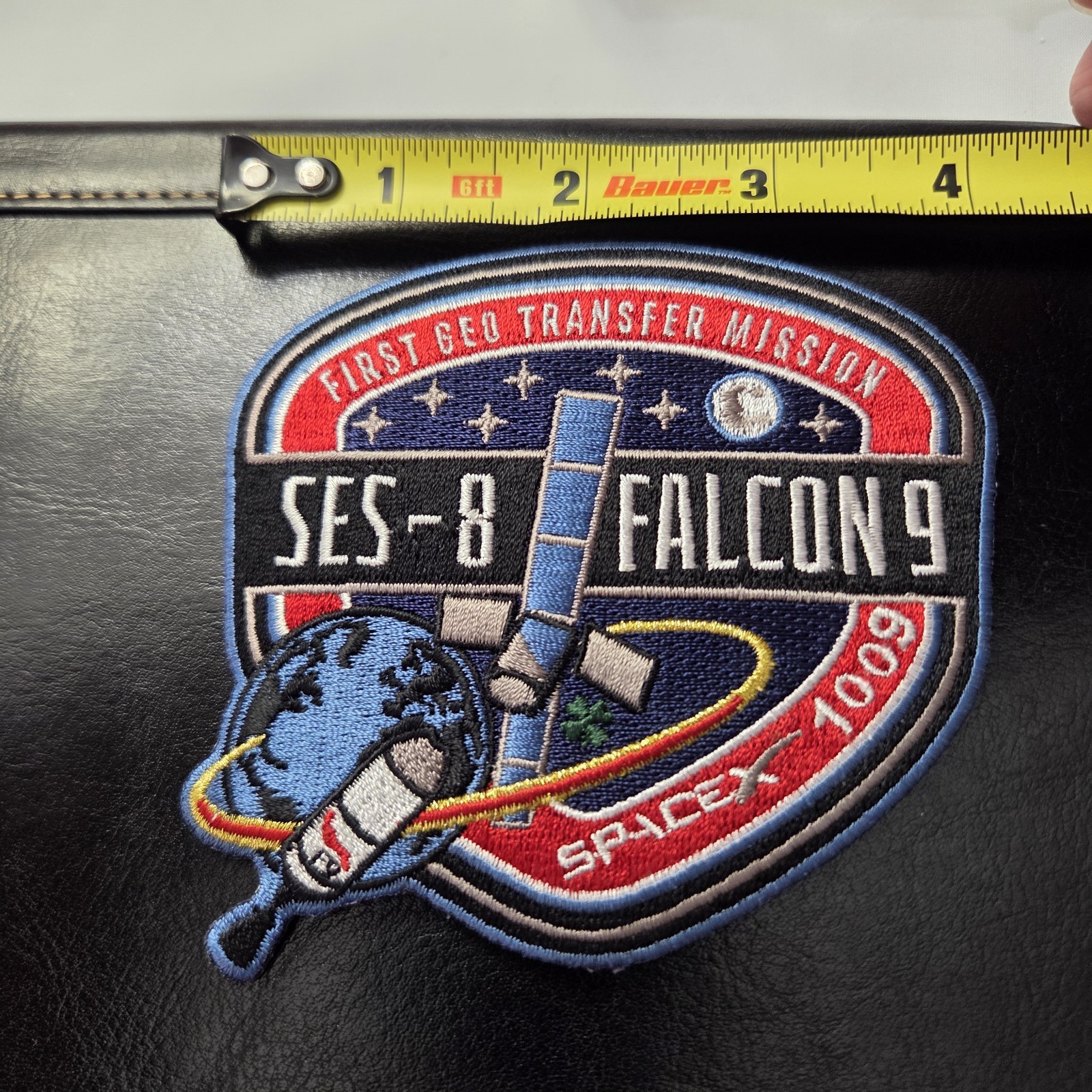 Spacex Patch Hawthorne Employee Owned SES-8 Falcon 9 First Geo Transfer Mission