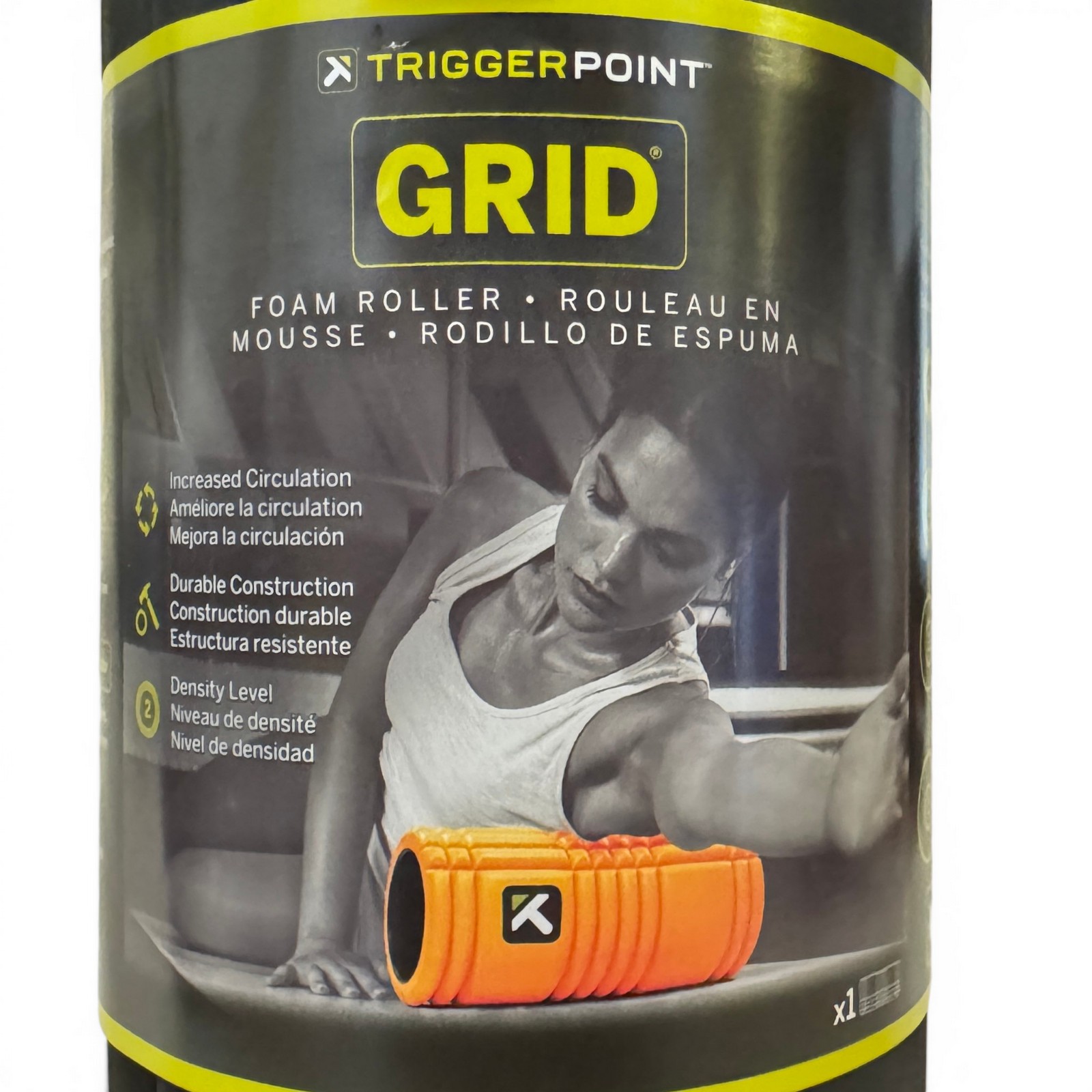 Trigger Point Grid 13" Foam Roller Multi-Density Massage Roller Muscle Recovery