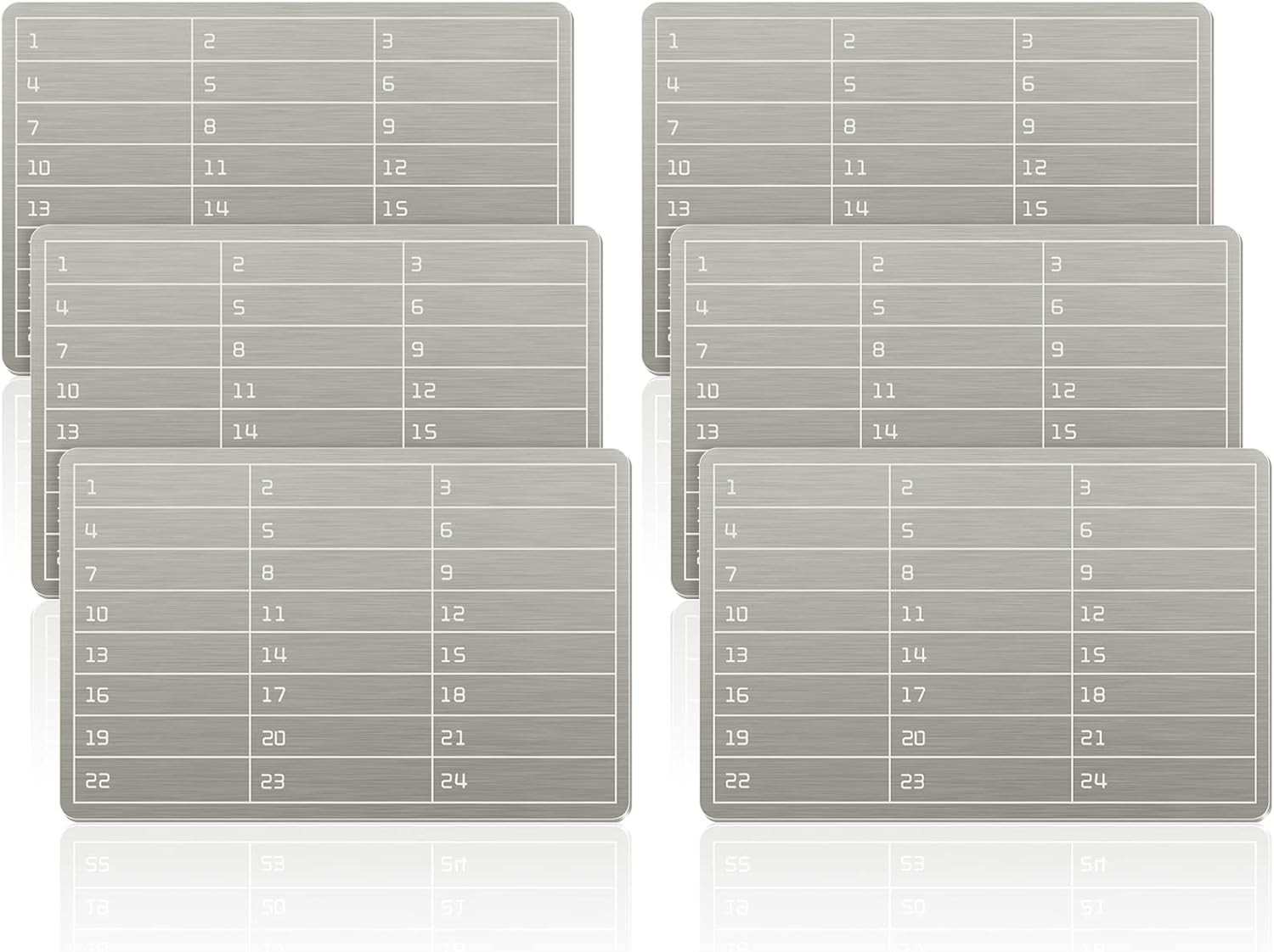 Moxweyeni 6 Plates Steel Wallet Crypto Cryptocurrency Seed Storage Crypto Wallet
