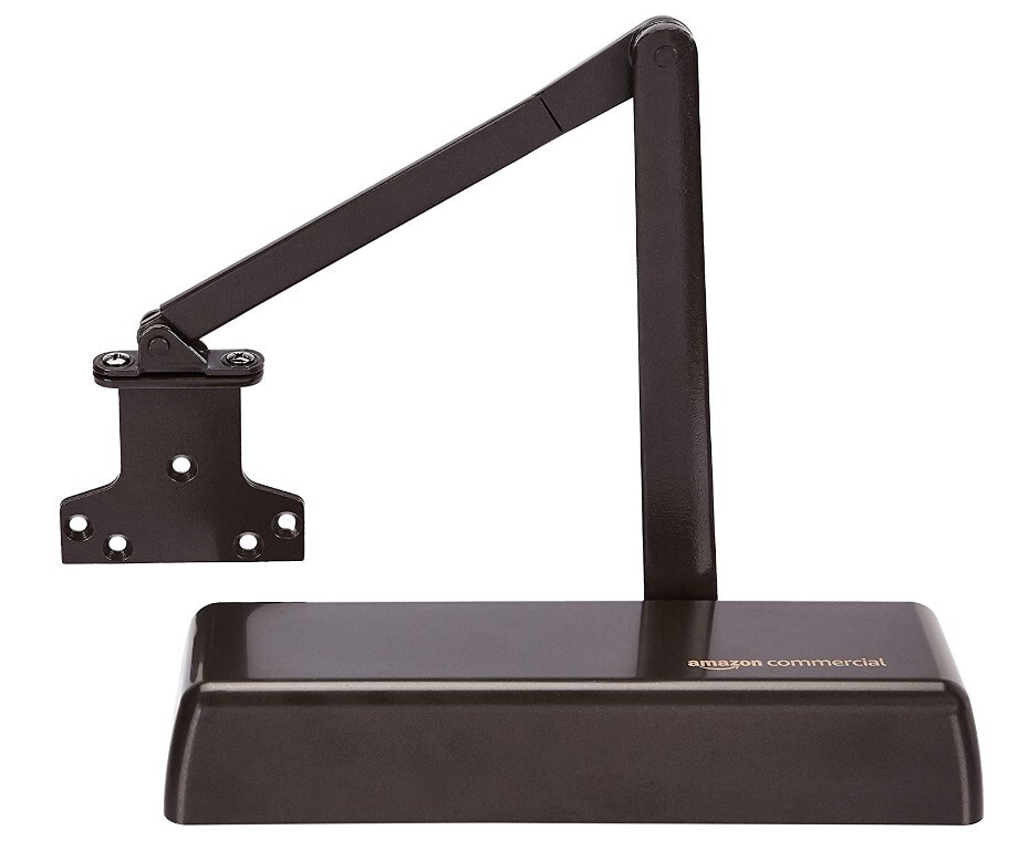 AmazonCommercial Door Closer Standard arm with Adjustable Size 1-6 Dark Bronze