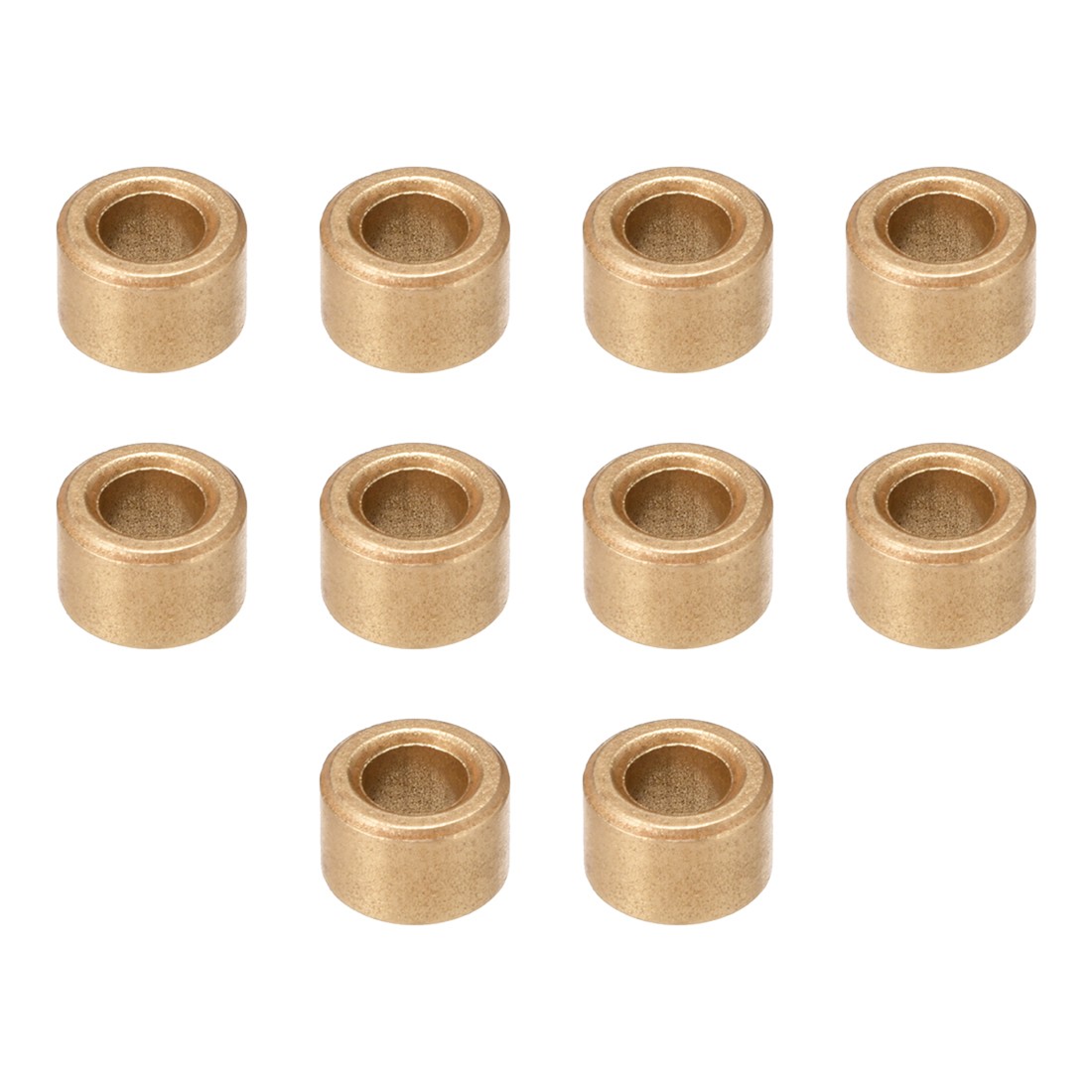 10pcs Self-Lubricating Bearing Sleeve Sintered Bronze Bushings 5mm x 9mm x 6mm