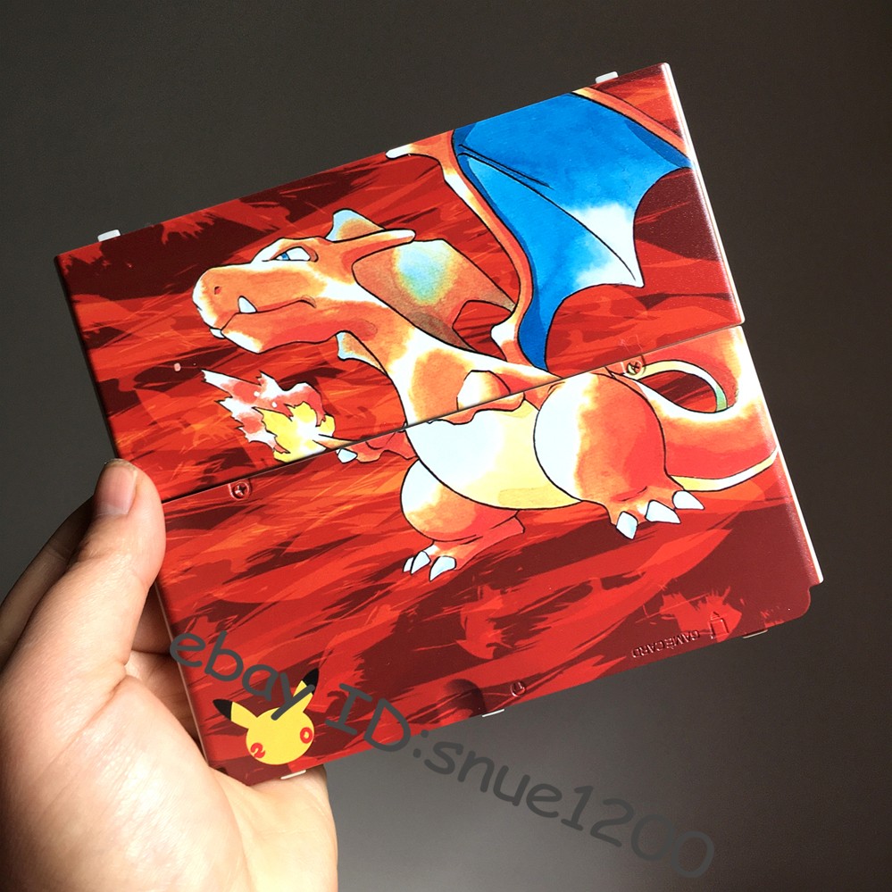 Nintendo New 3DS Replacement shell Plates - Pokemon 20th Anniversary Charizard