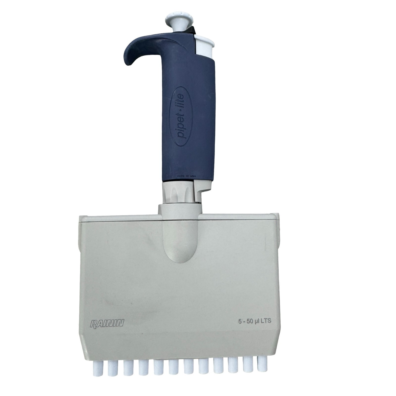 Rainin Pipet-Lite LTS 12-Channel 5-50µL Adjustable Multichannel Pipette
