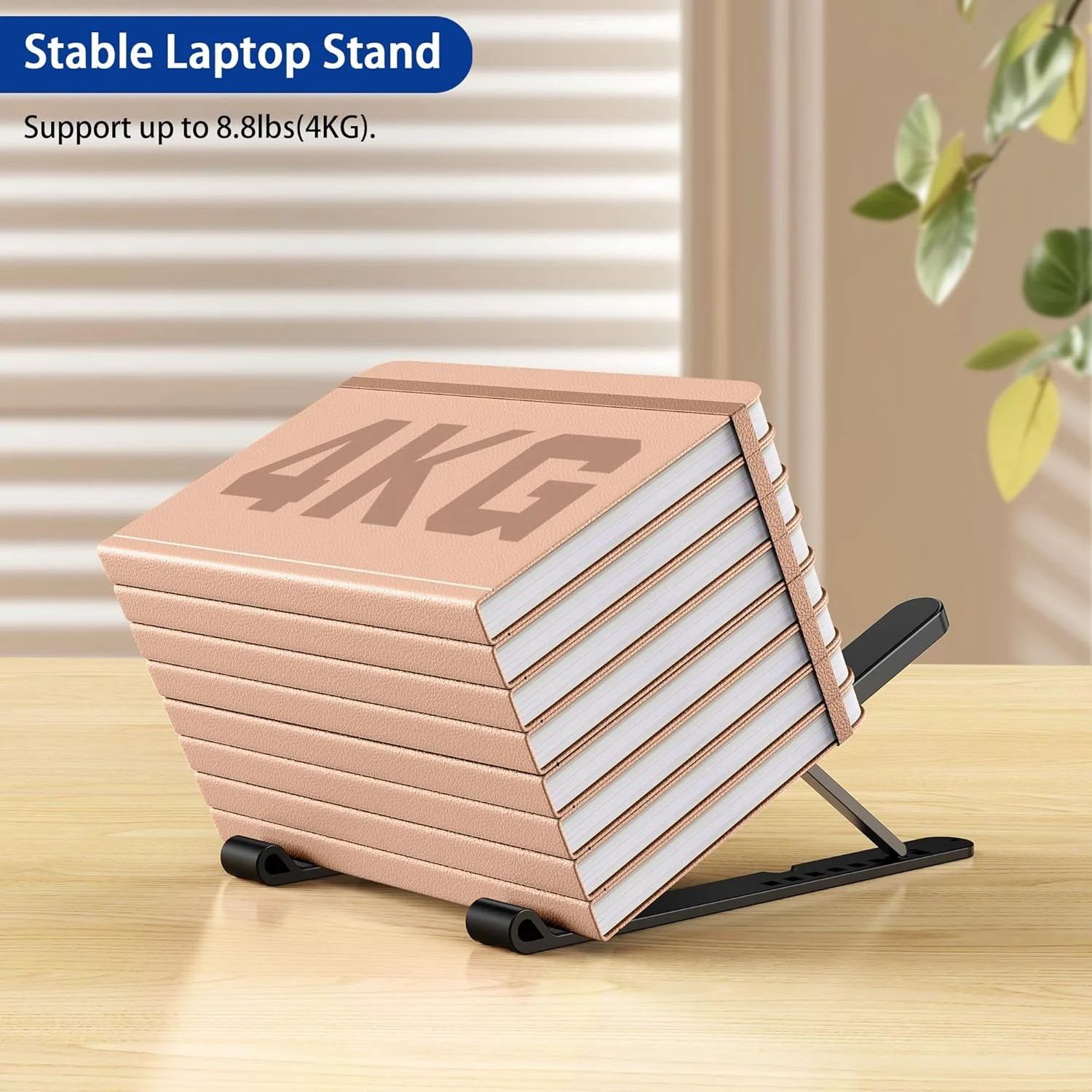 LS01 Pro Ergonomic Laptop Stand, Plastic Laptop Riser, Portable and Adjustable