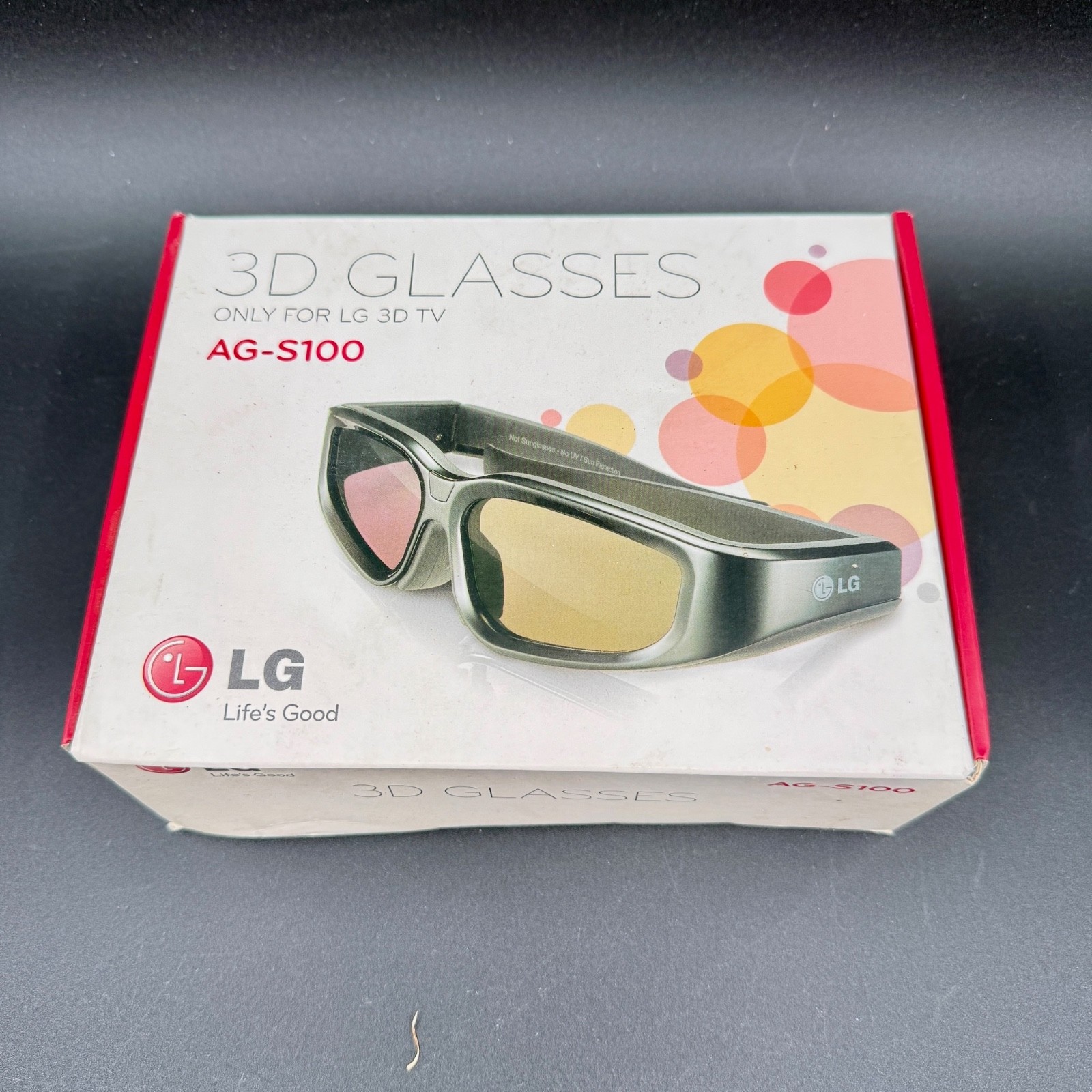 LG AG-S100 3D Glasses Active Shutter Rechargeable for 2010 3D TV AG-S100/AUS