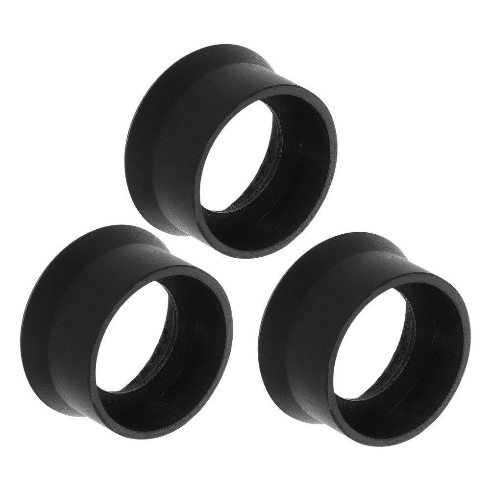 3 Pcs Binocular Rubber Eyepiece Eyecups for Microscopes Cover Replacement