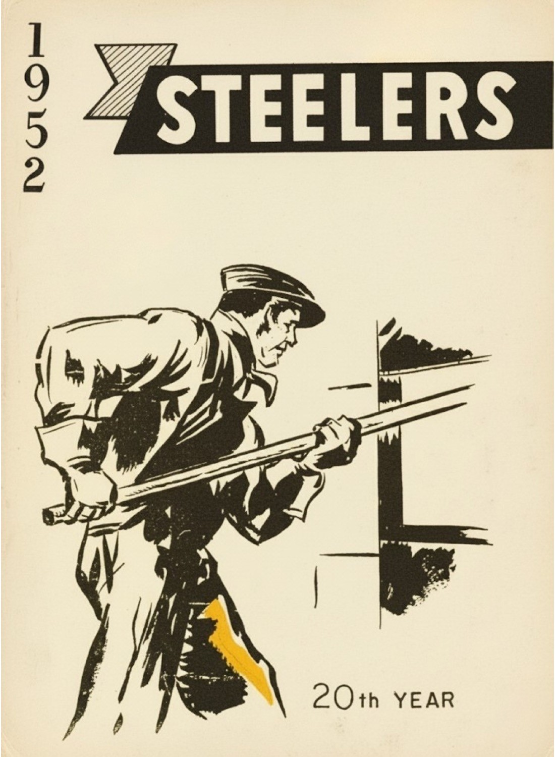 1952 Pittsburgh Steelers Media Guide Roster - 52-page NFL Football Press Reprint