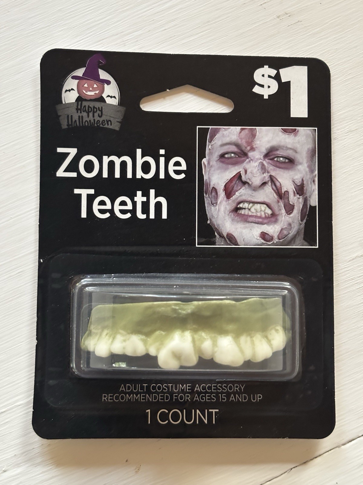 Halloween Zombie Teeth Costume Accessory Brand New