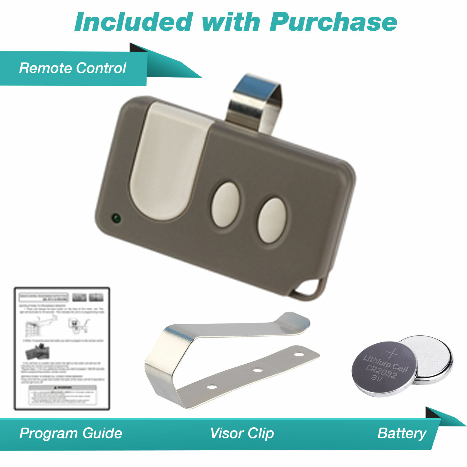 For Sears Craftsman Garage Door Opener Remote Control 3-Function 53879 139.53879