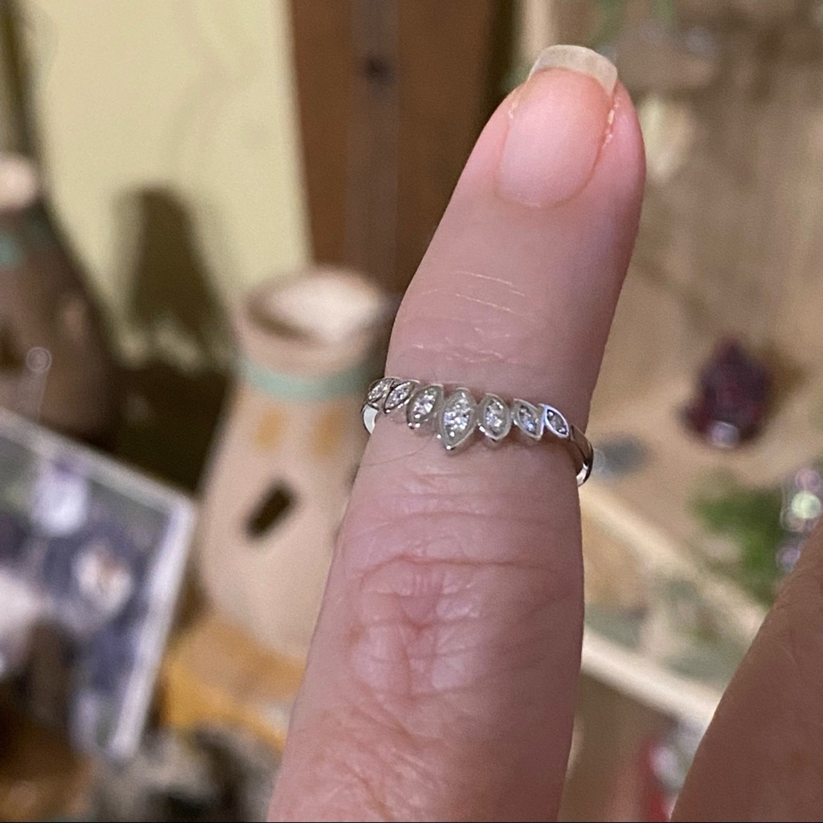 Sterling Silver CZ Toe Ring Midi Ring
