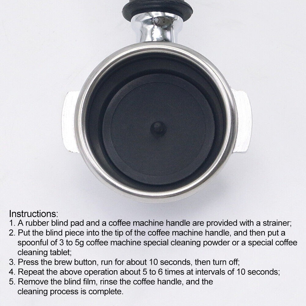 Blind Filter Backflush Disk Rubber for Espresso Machines