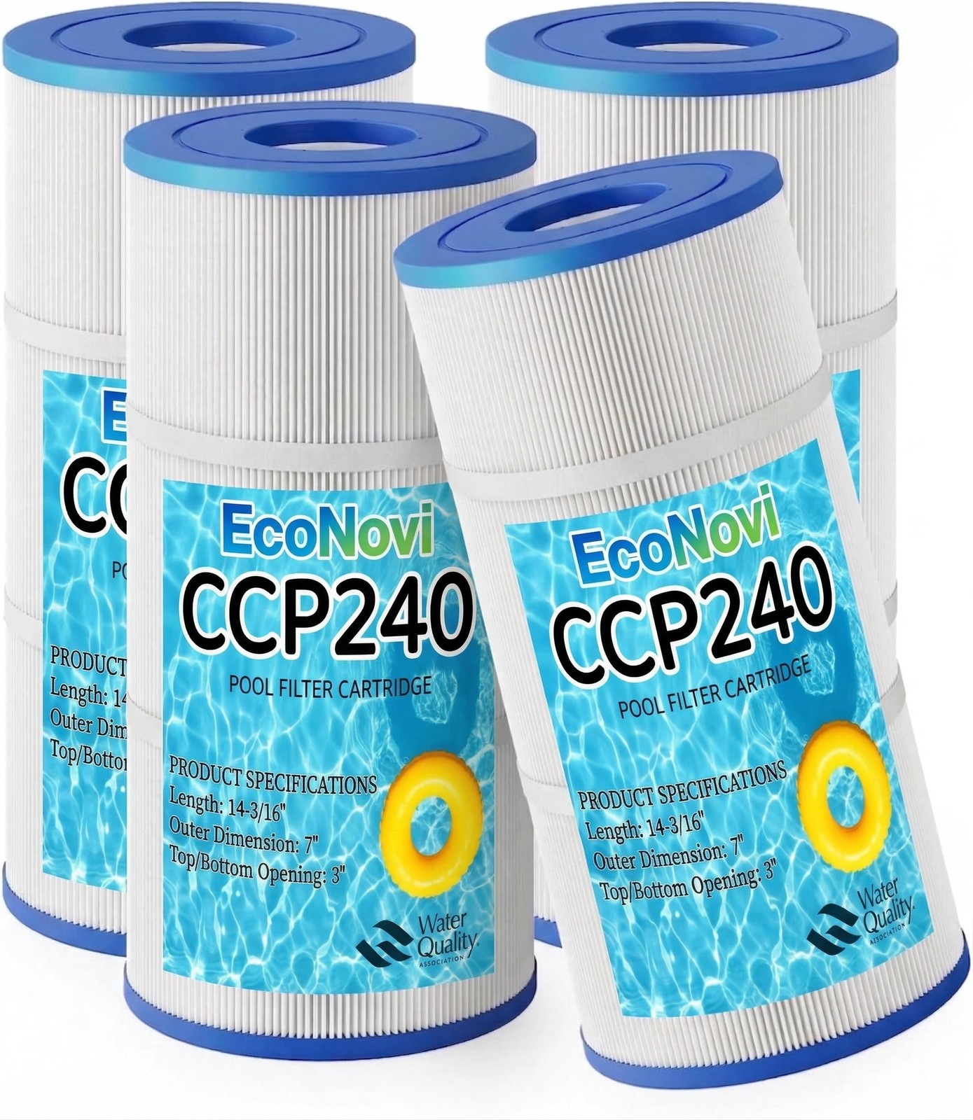 CCP240 PCC60 5oz Trilobal Fabric Pool Filter, for Pentair Clean & Clear Plus 240