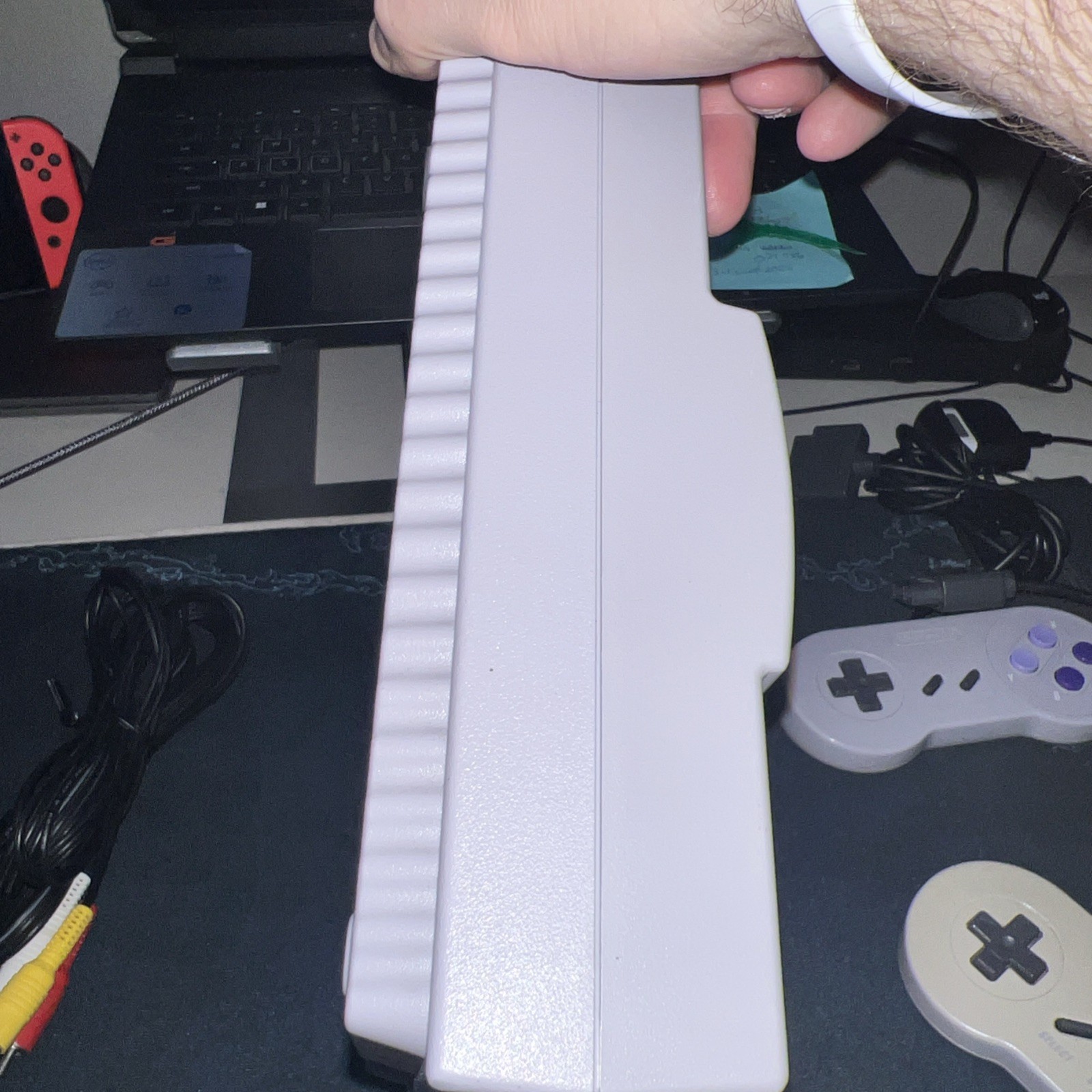 Super Nintendo SNES Original Console Everything Pictured Controller/Cables Works