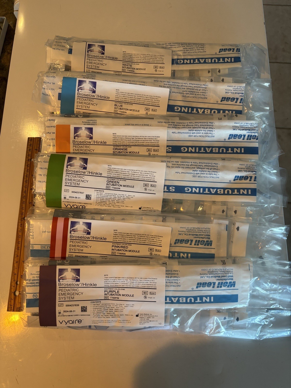 Broselow/Hinkle Pediatric Emergency System Intubation Modules, 8-31-24 New