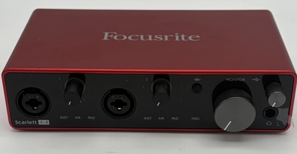 Focusrite Scarlett 4i4 3rd Gen 4x4 USB Audio Interface