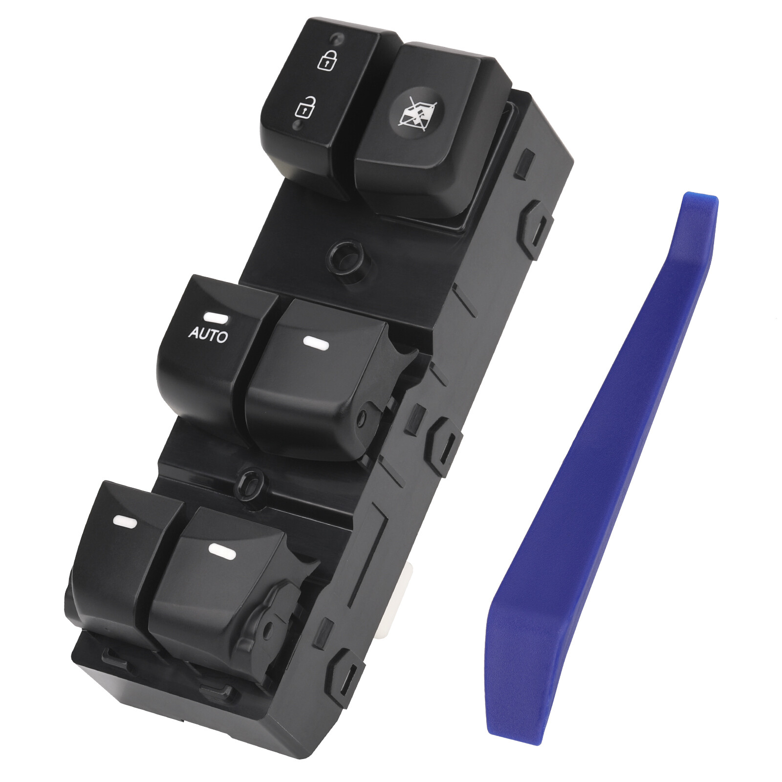Power Window Switch Control Button for 2014-2016 Hyundai Elantra 93570-3X012 BLK