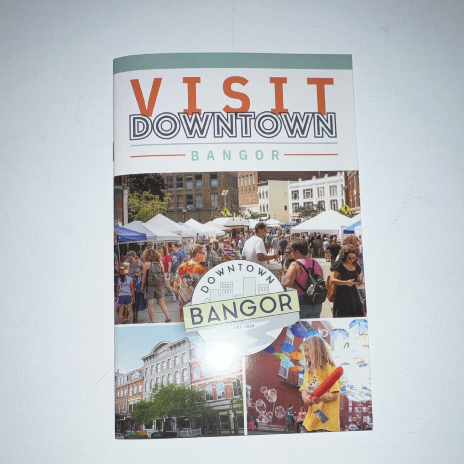 Bangor Maine Travel Guide & Map Downtown United States