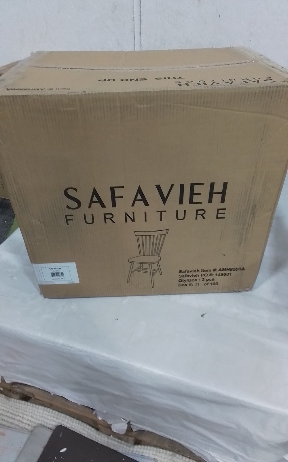 Safavieh PARKER SPINDEL SIDE CHAIR, Reduced Price 2172783476 AMH8500A