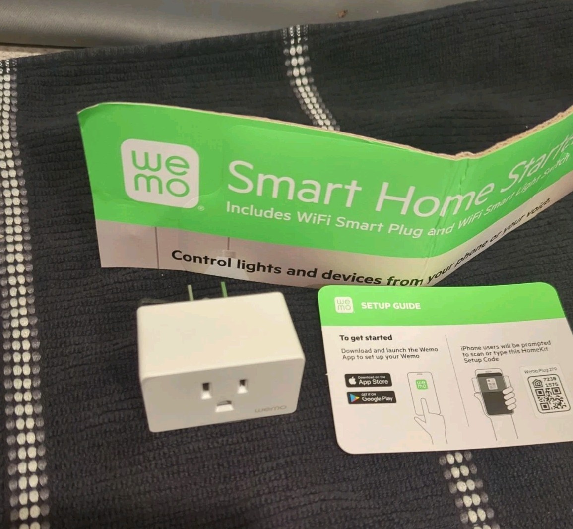 Wemo WSP080 Wifi Smart Home Plug Outlet White Alexa Google iPhone