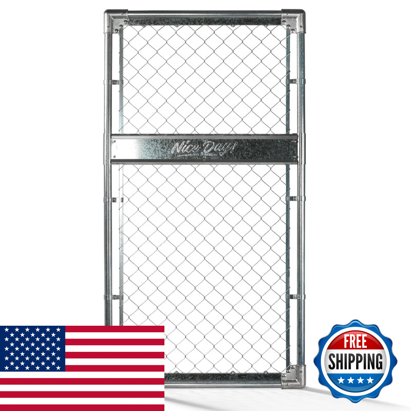 Prinfort 3X5Ft31.5W X 59.0H Heavy Duty Chain Link Gate Easy Installation