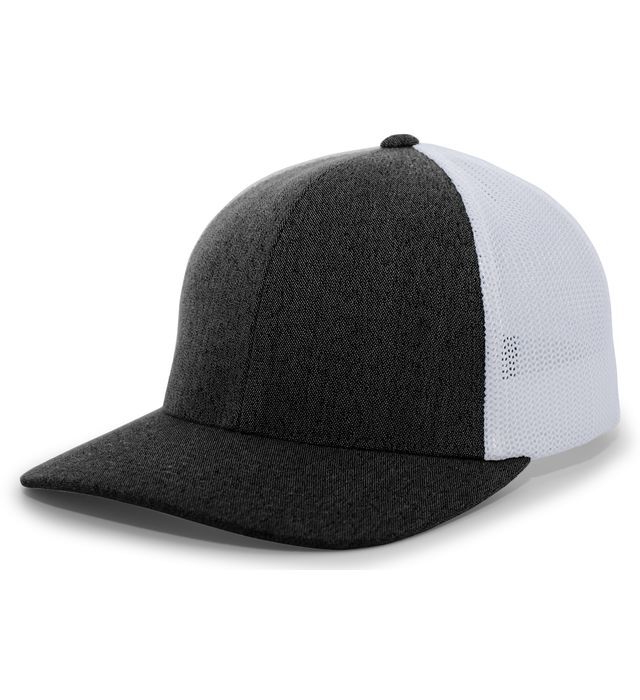 Pacific Headwear ORIGINAL P405 Unisex Heather Trucker Flexfit Cap