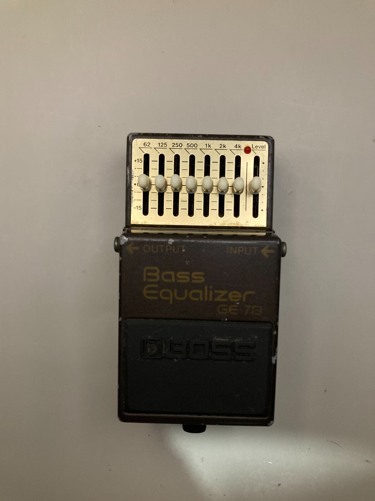 Boss GE-7B Bass Equalizer Guitar Effect Pedal Tested Working from Japan