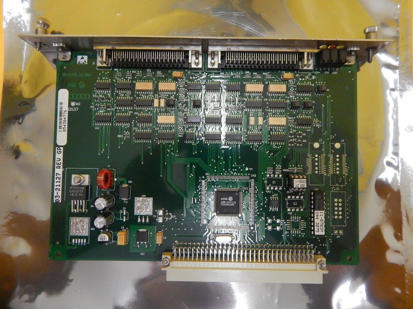 ASM Advanced Semiconductor Materials 03-21127 PCB Card 02-15467-01 Used Working