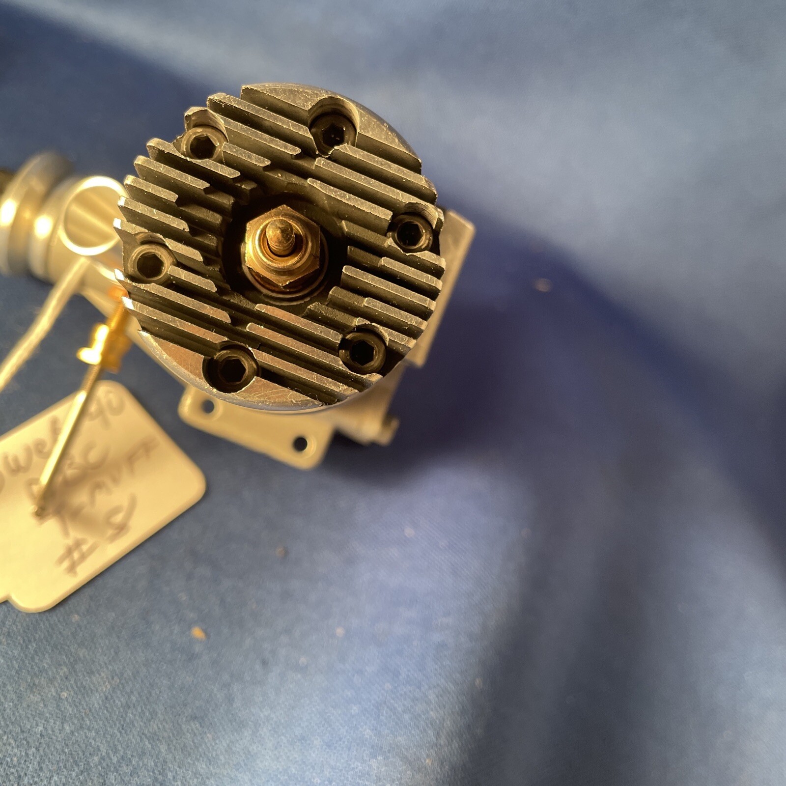 TOWER HOBBY 40 ABC C/L ENGINE WITH T-MUFFLER NICE #8