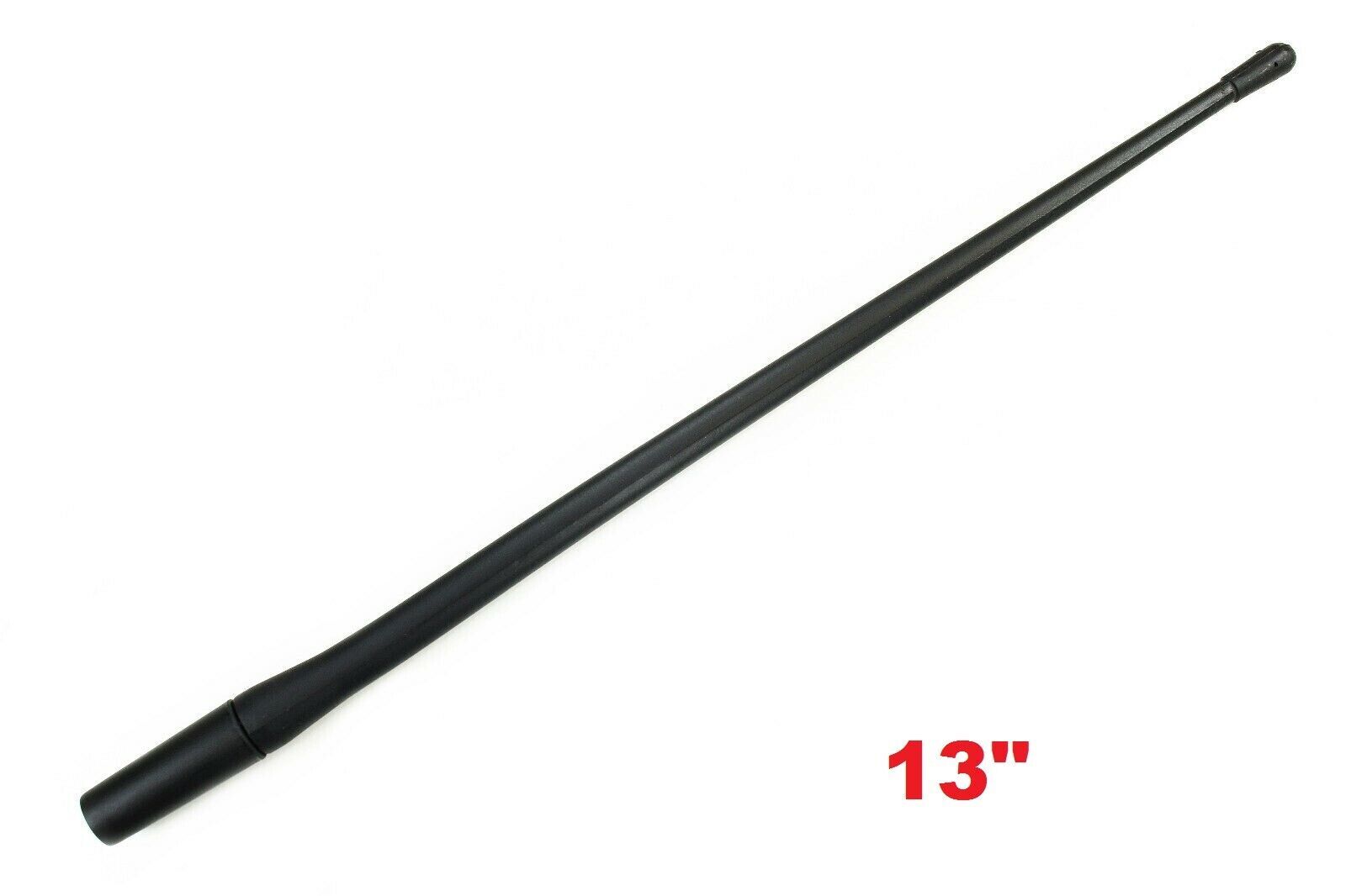 13" Whip AM/FM/XM/CB Antenna Mast Power Radio Black For Harley Indian Victory