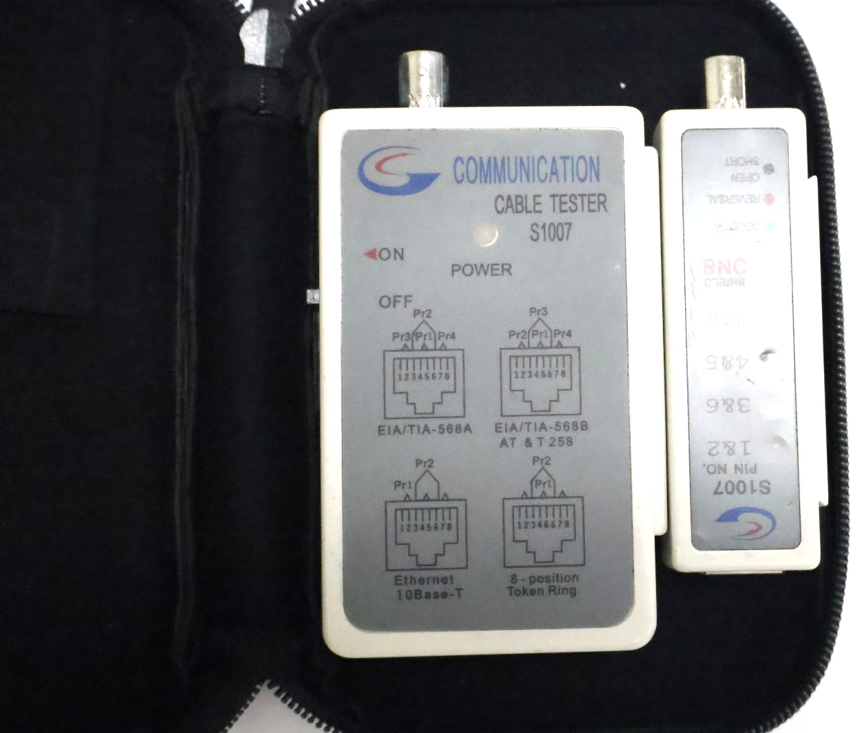 Communication S1007 Network Cable Tester Kit w/ Case