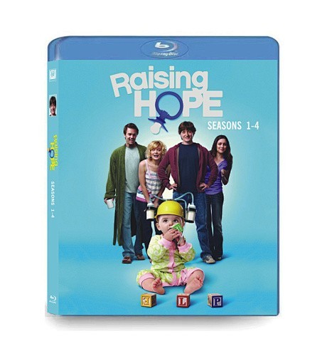 Raising Hope season 1-4：English audio New Sealed Box Set 4-D