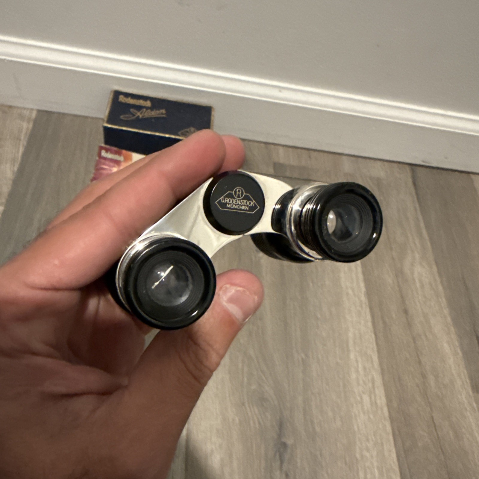 Vintage c1940s Aldon Opera Binoculars by G. Rodenstock Munchen - Germany