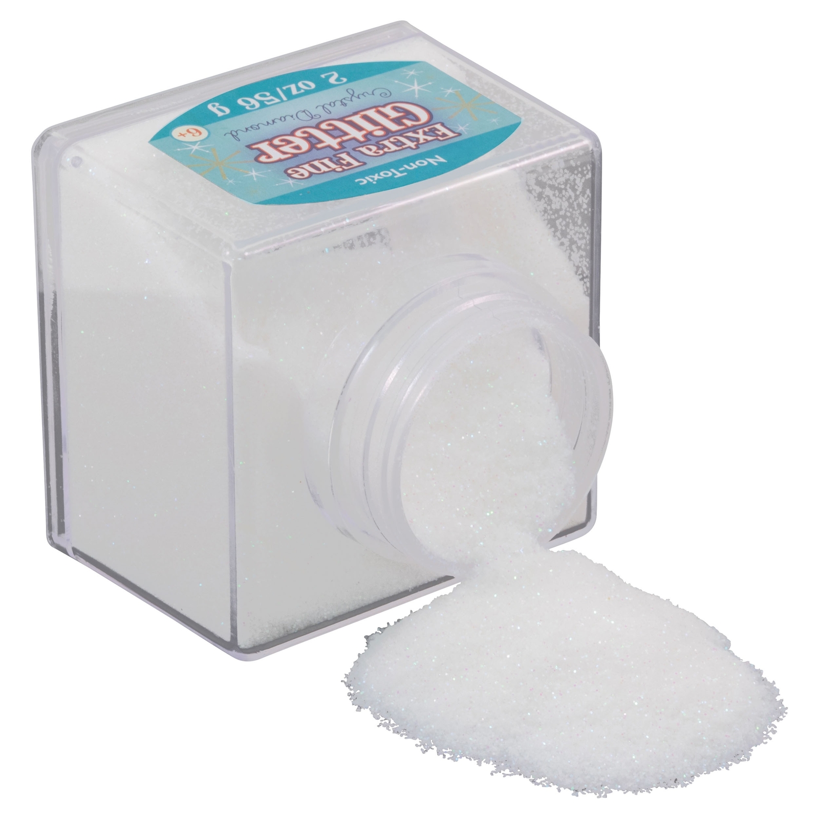 Extra Fine Glitter 2oz Crystal