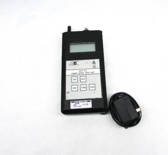 NEW ACT 512 Fiber Optic Test Set Equipment Controller 9VDC