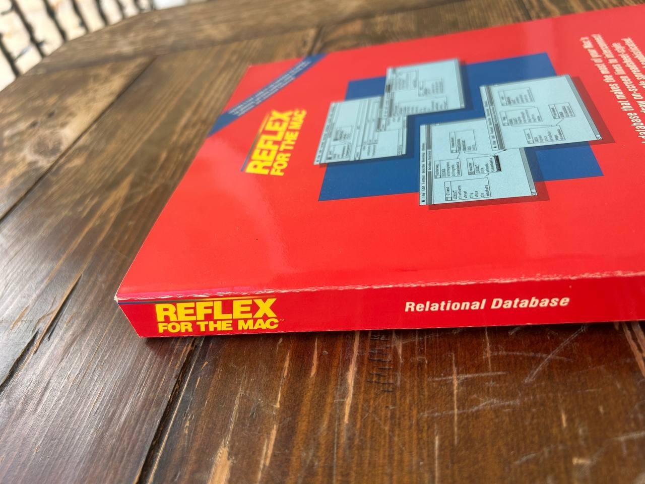 Borland Reflex for the Mac Version 1.0 User Manual Vintage 1986