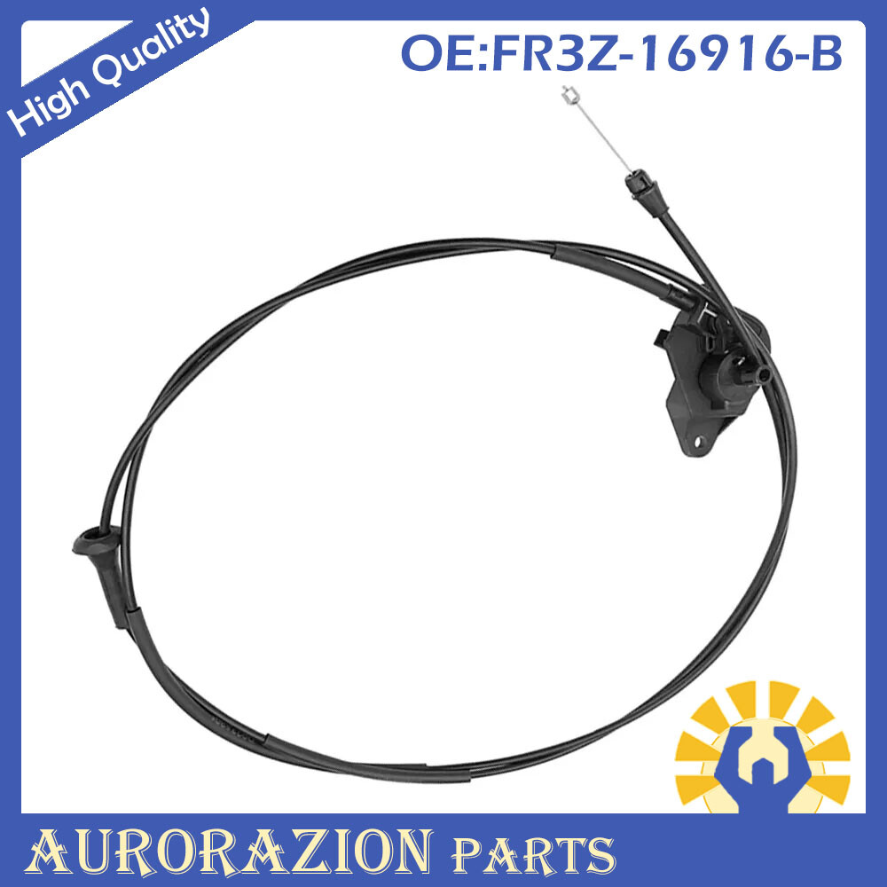 For Ford 2015-2021 Mustang Hood Bonnet Lock Release Control Cable FR3Z-16916-B