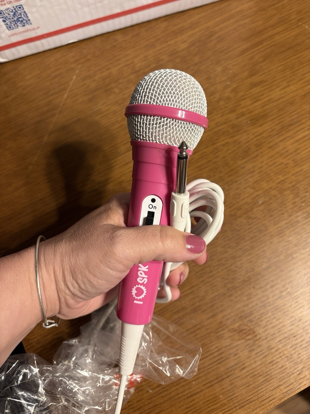 Kids Karaoke Microphone I Love SPK