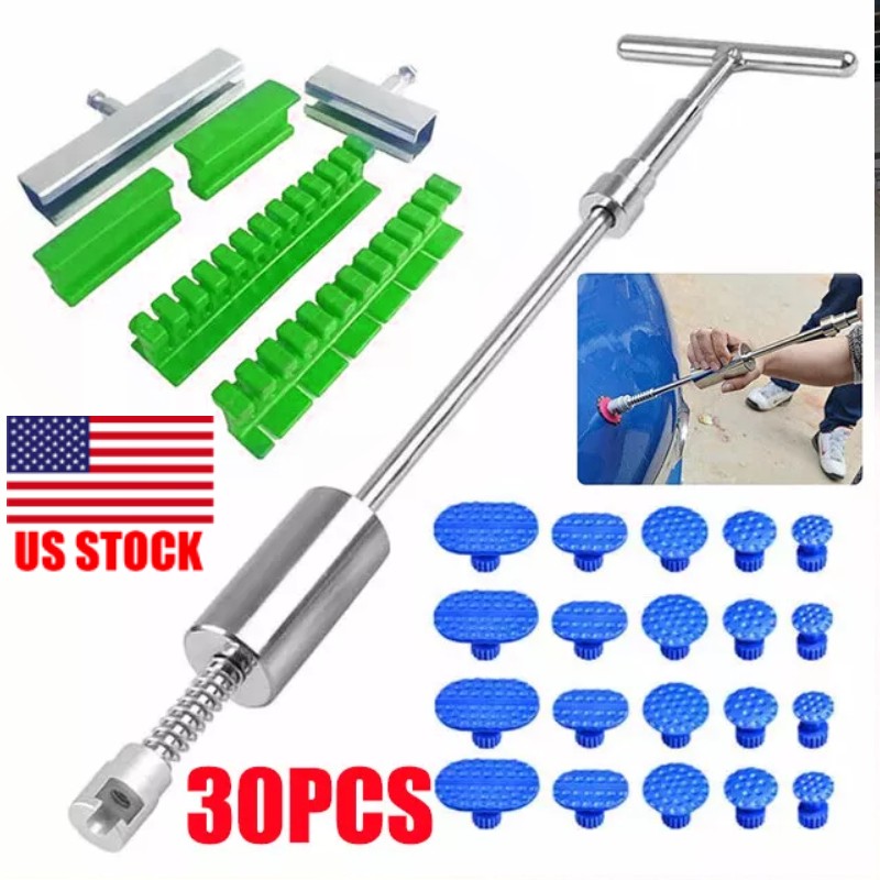 Car Body Hail Glue Puller Tab Pulling Paintless Dent Repair Removal Tool Hot Gun