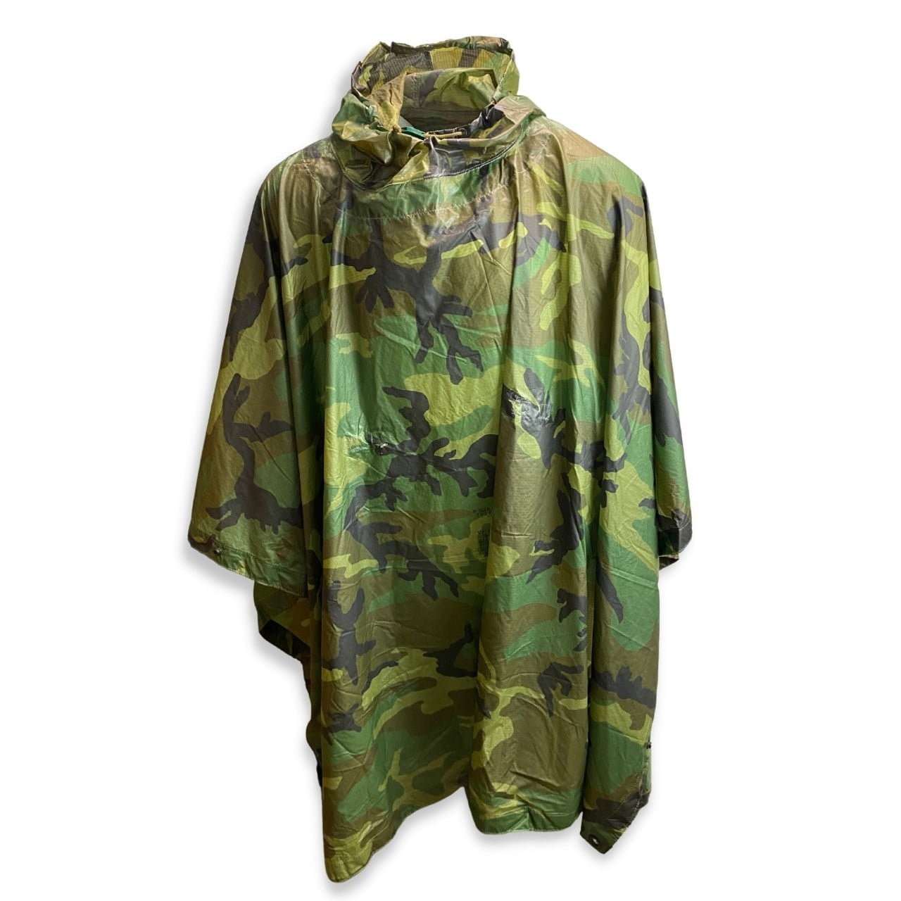 Genuine USGI Poncho Woodland Camo