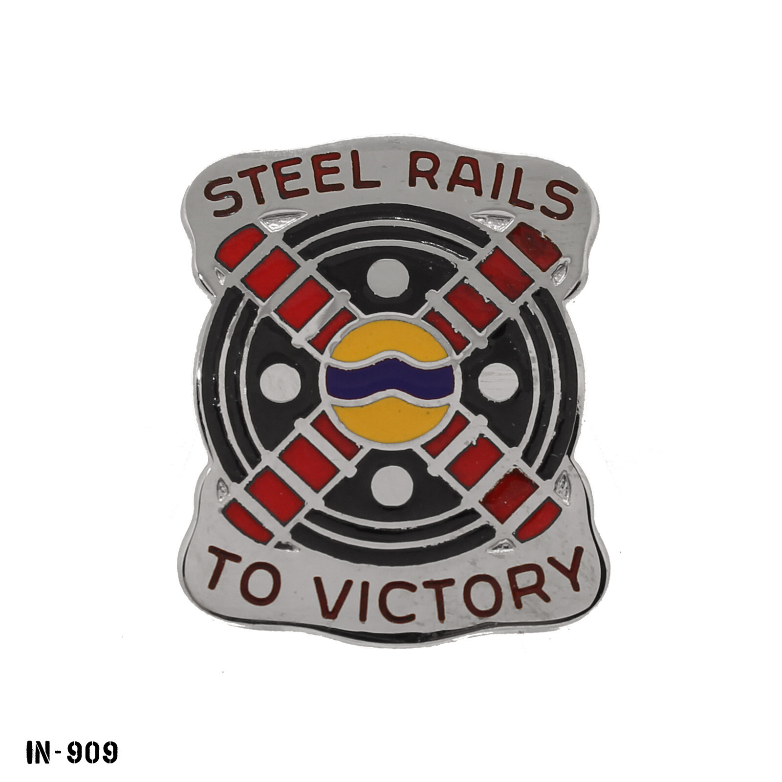 US Army DUI Pin 67th Transportation Group "Steel Rails To Victory" NS Meyer USA