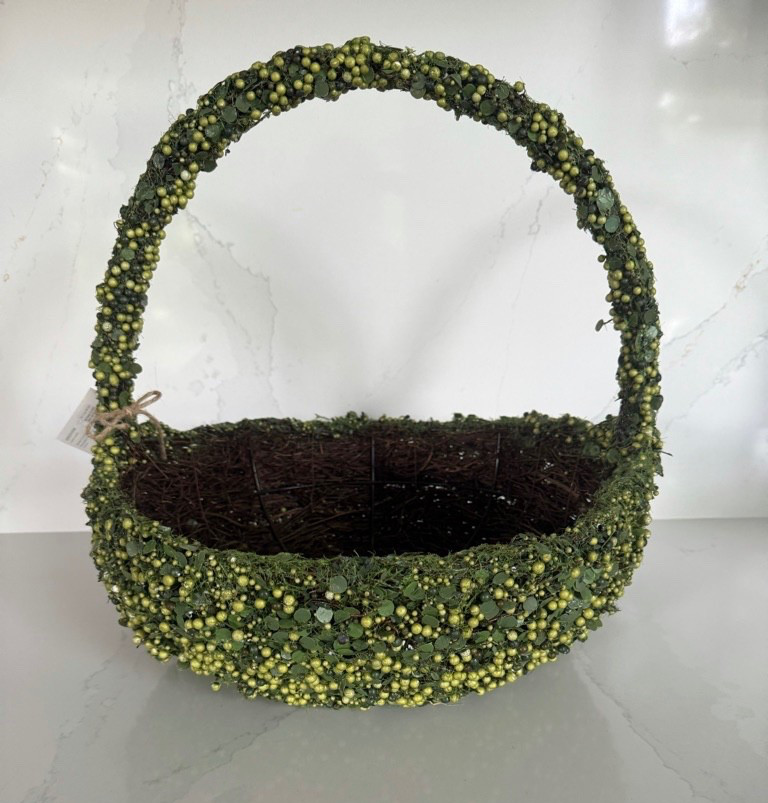 Pottery Barn Greenvine Basket ~ NEW Large ~ Can Use All Year Long
